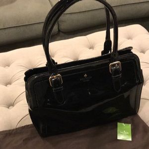 Kate Spade Carlisle Street Black Patent Handbag